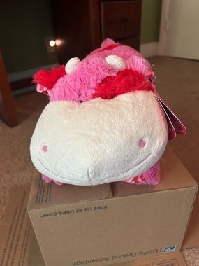 Pillow Pet Candy Cane Cow with tags